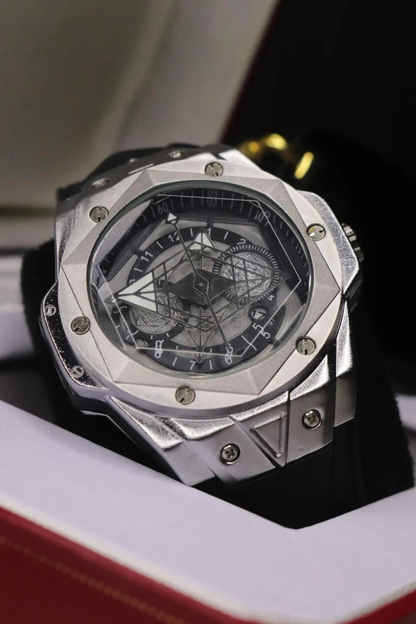 HB watch Skeleton deal with Silicon Strap