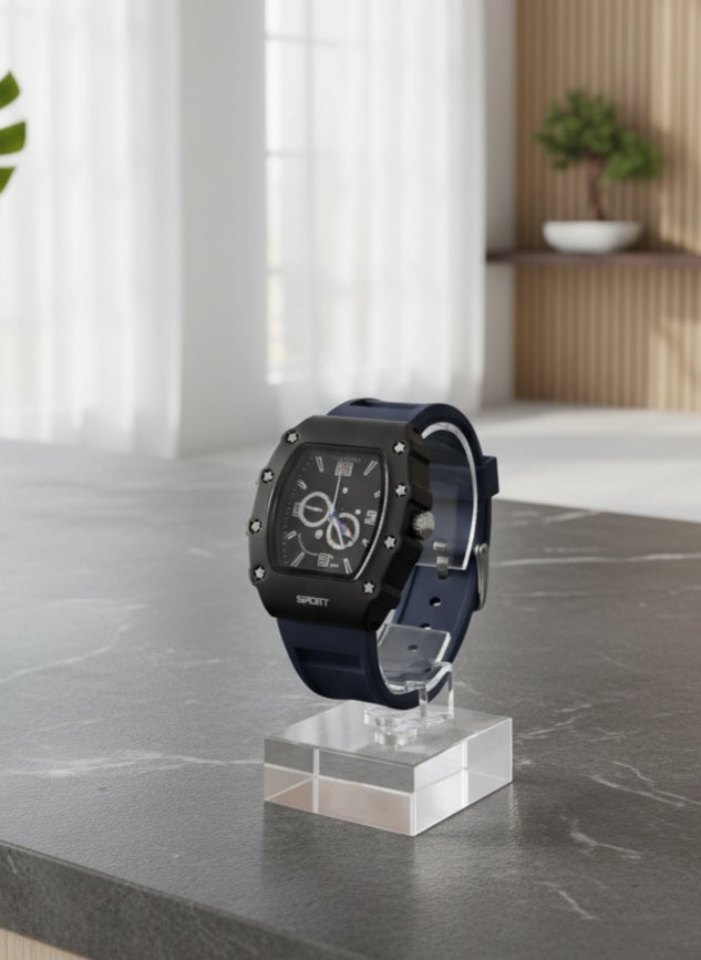 NEW Naviforce Titan Tonneau 44mm Men's Sport Watch